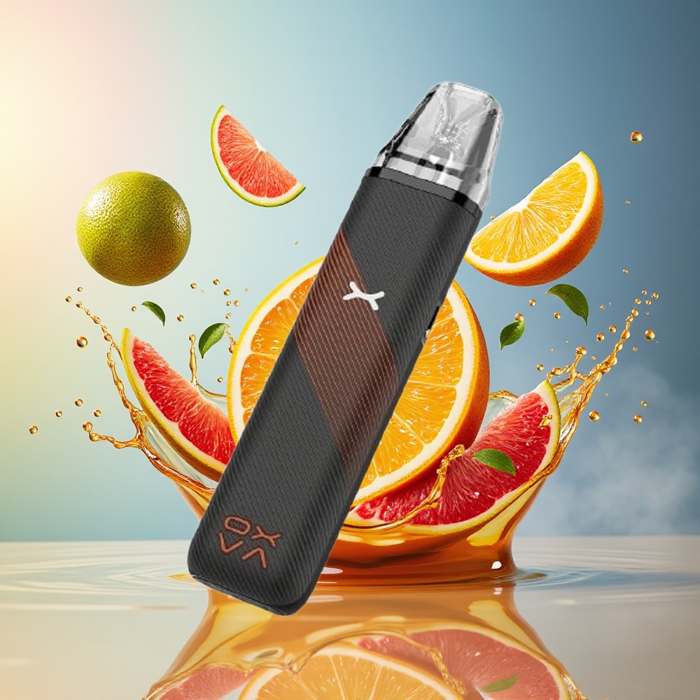 Oxva Xlim Go 2 Stripet Oransje 30W Luftstrøm 1000mAh Norge Engros
