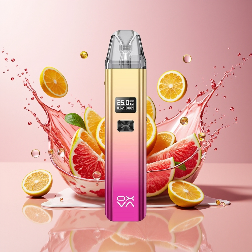 Oxva Xlim Pod 2ML 25W 900mAh Skinnende Gull Rosa Norge Engros