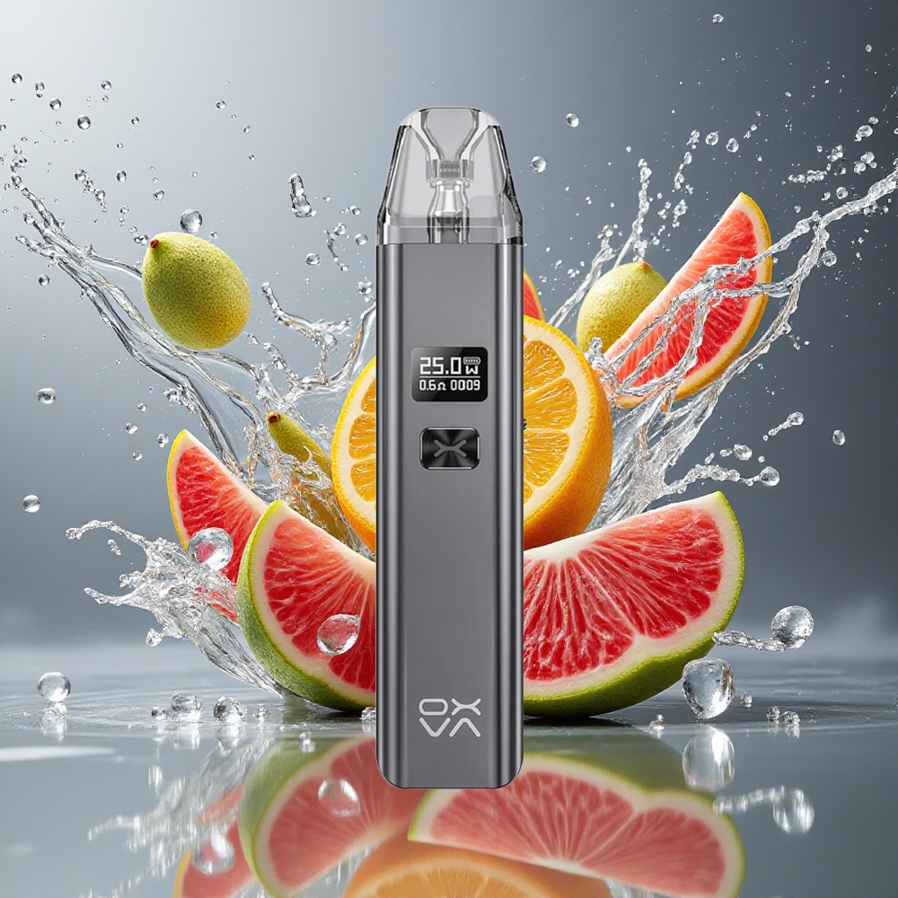 Oxva Xlim Pod 3 25W 900mAh Skinnende Pistolmetall Norge Engros