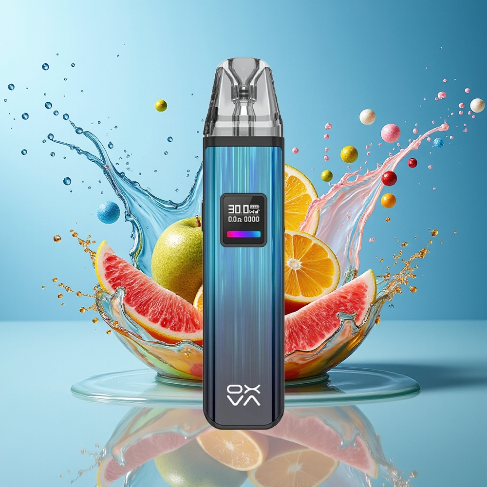 Oxva Xlim Pro Pod 2 RGB Lading 30W 1000mAh Glemmende Blå Norge Engros