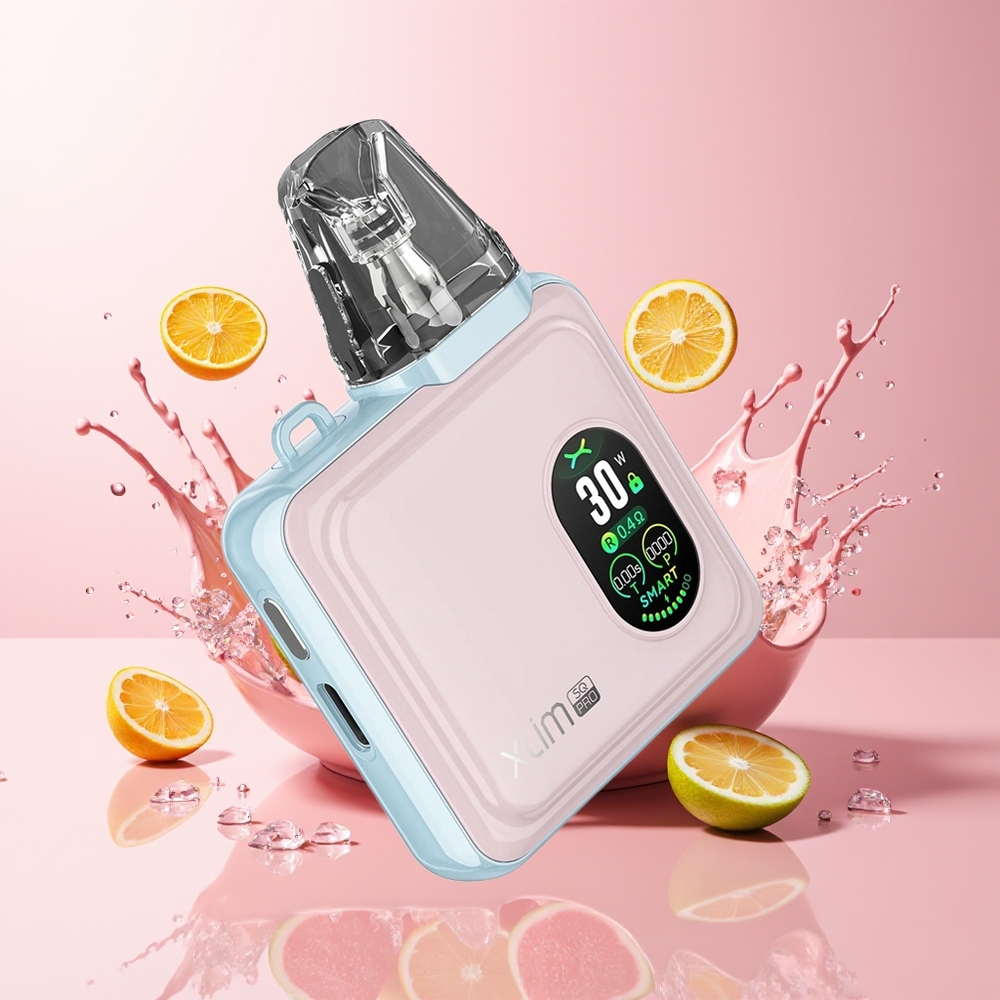 Oxva Xlim SQ Pro 30W 1200mAh Pastellrosa Norge Engros