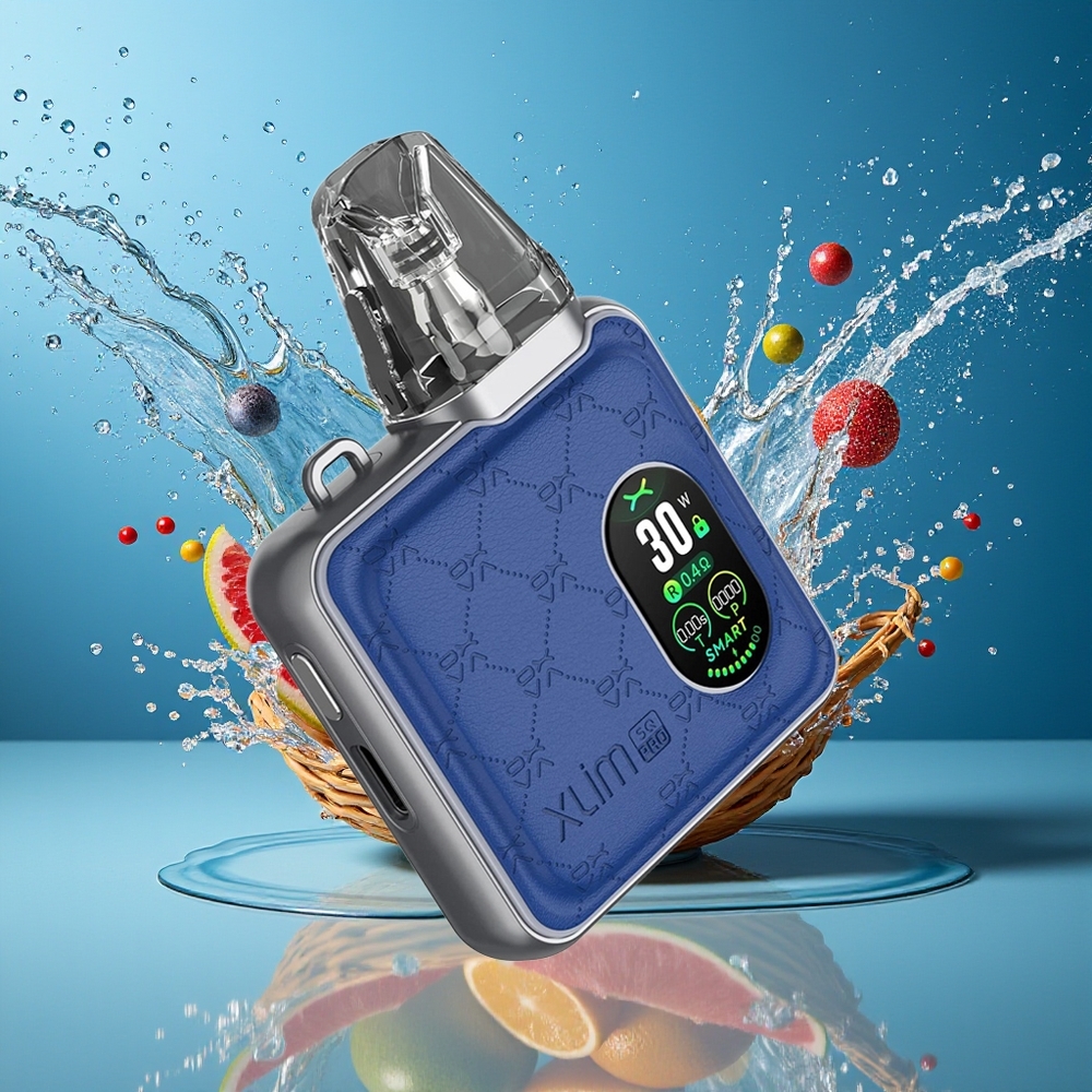 Oxva Xlim SQ Pro 30W Blå Lær Norge Engros