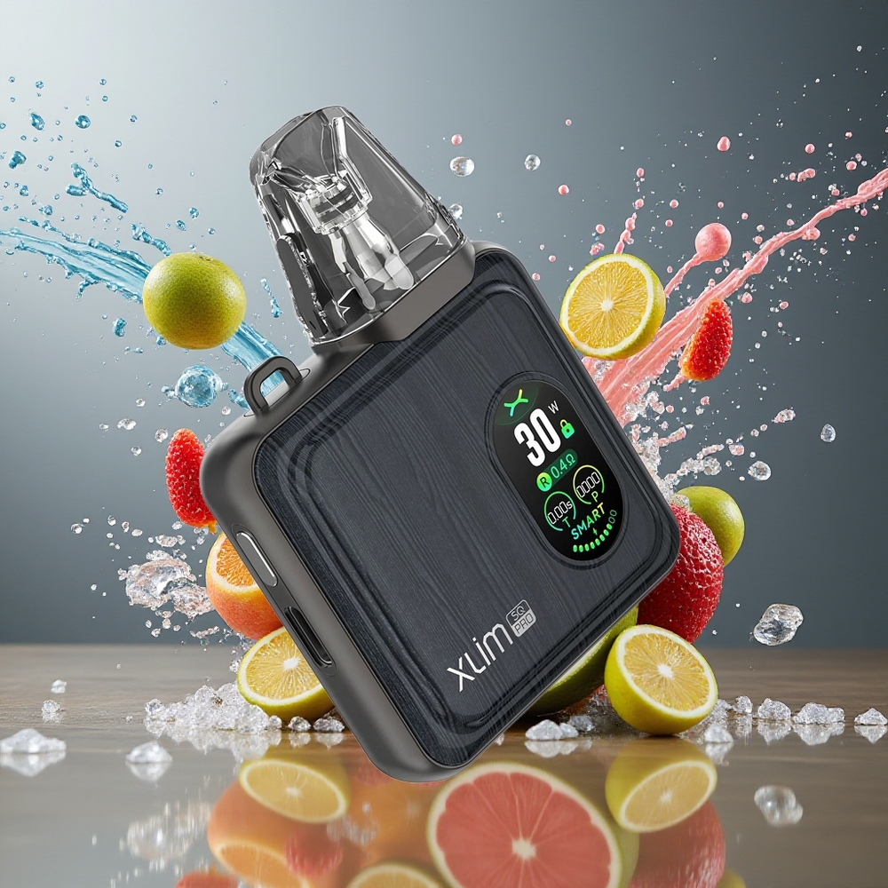 Oxva Xlim SQ Pro 30W Dynamisk 1200mAh Norge Engros Pistolmetall Tre