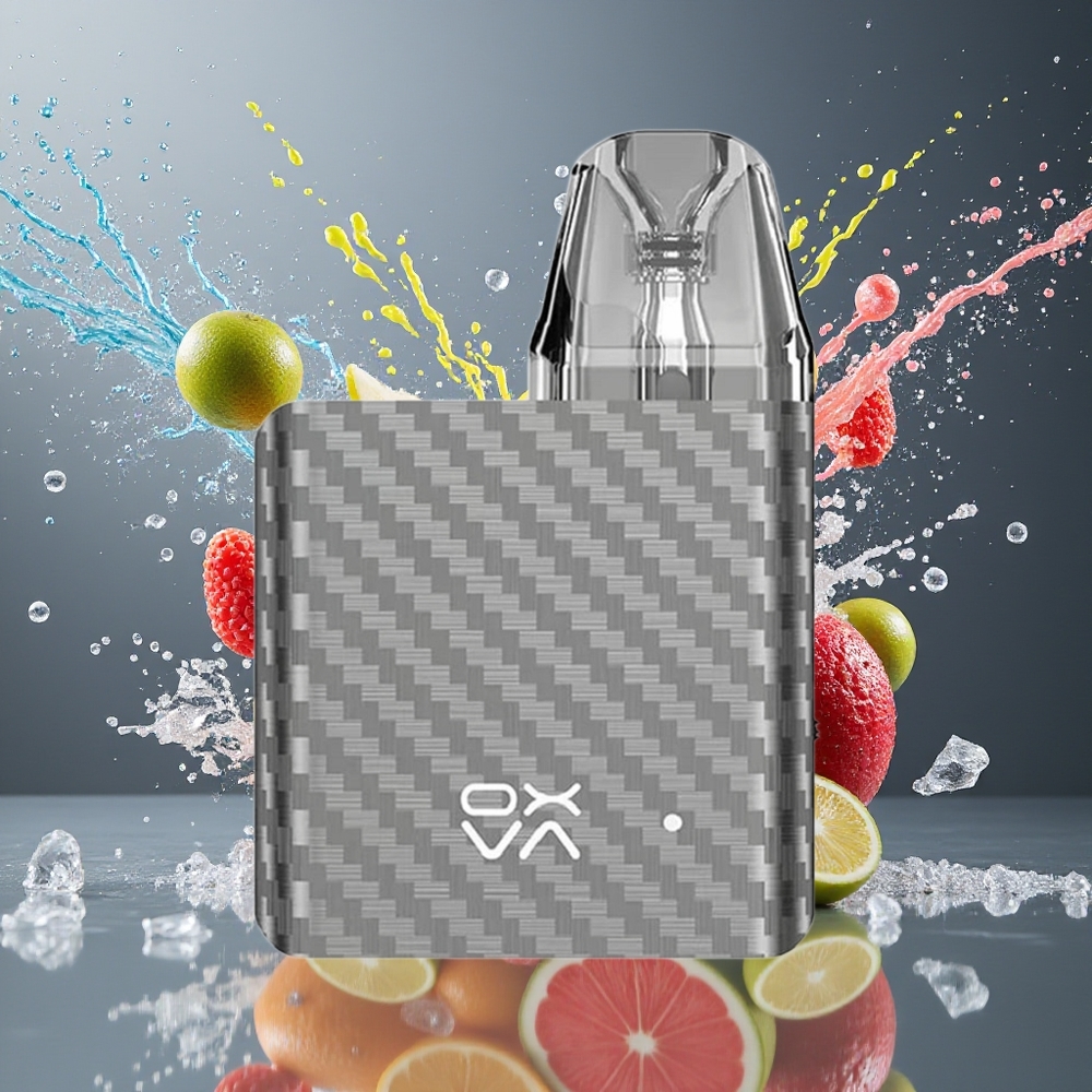 Oxva Xlim SQ 2mund 900mAh 25W 44g Type-C Norge Engros Vape Kit Våpenmetall Karbonfiber