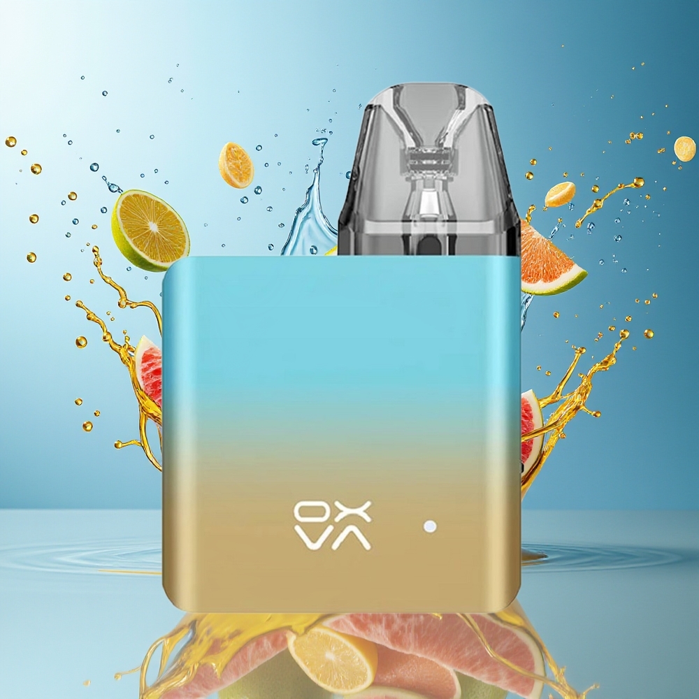 Oxva Xlim SQ Toppunkt 900mAh 25W Type-C Norge Engros Gull Blå