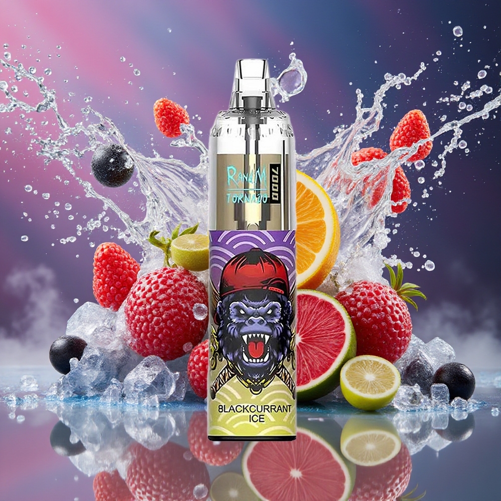 RandM Fumot Tornado 7000 Norge Engros 14ML Mesh Type-C RGB Luftjusterbar Solbæris