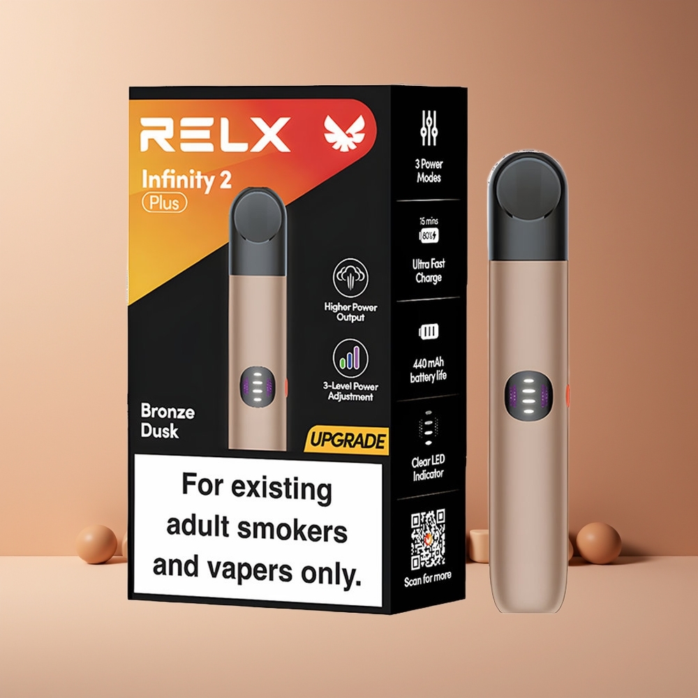 RELX Infinity 2 Plus Enhet 3 Moduser 10W Norge Engros Bronse Kvelding