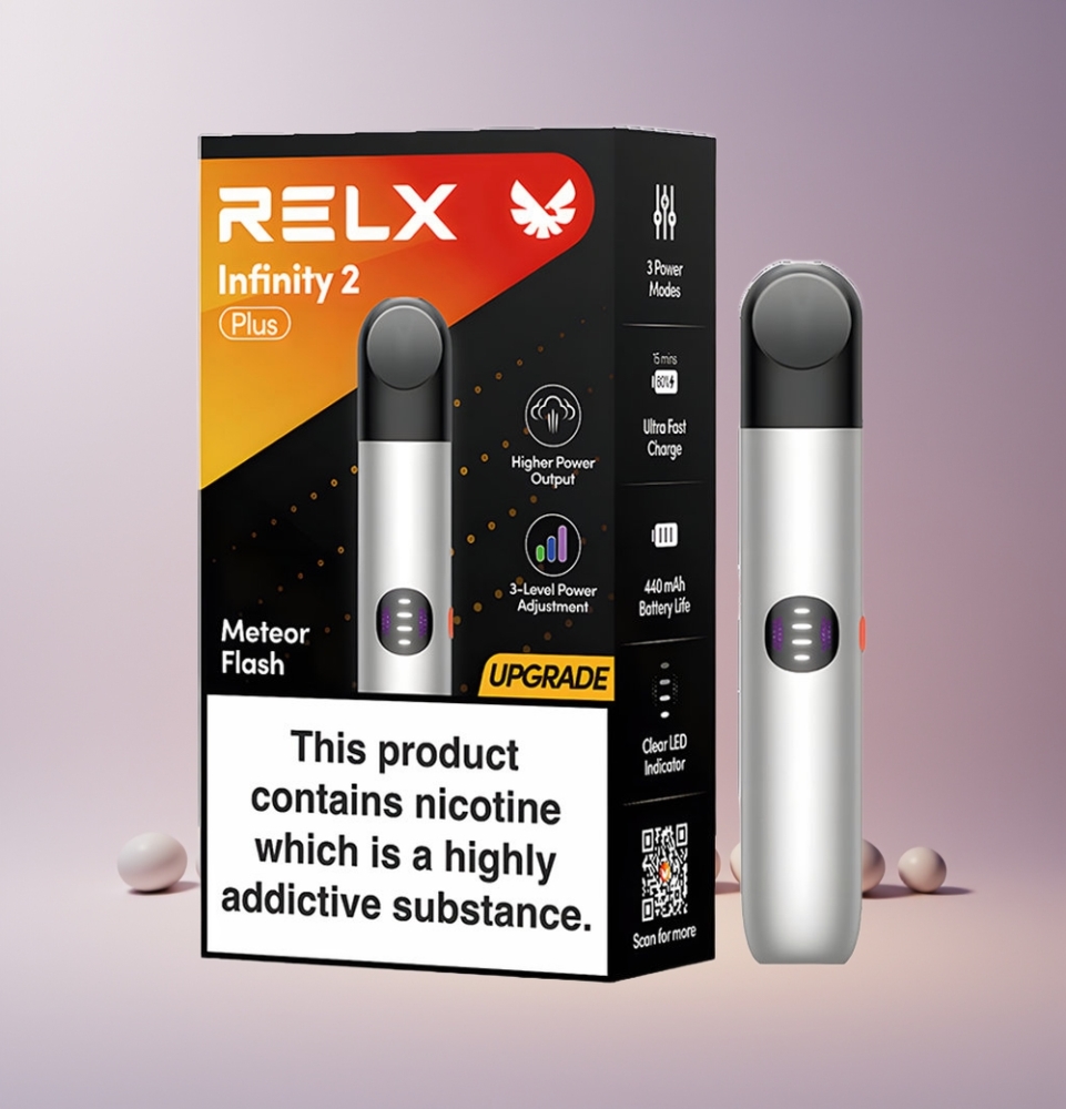RELX Infinity 2 Plus Meteor Blink Enhet Norge Engros 3 Moduser 10W 440mAh