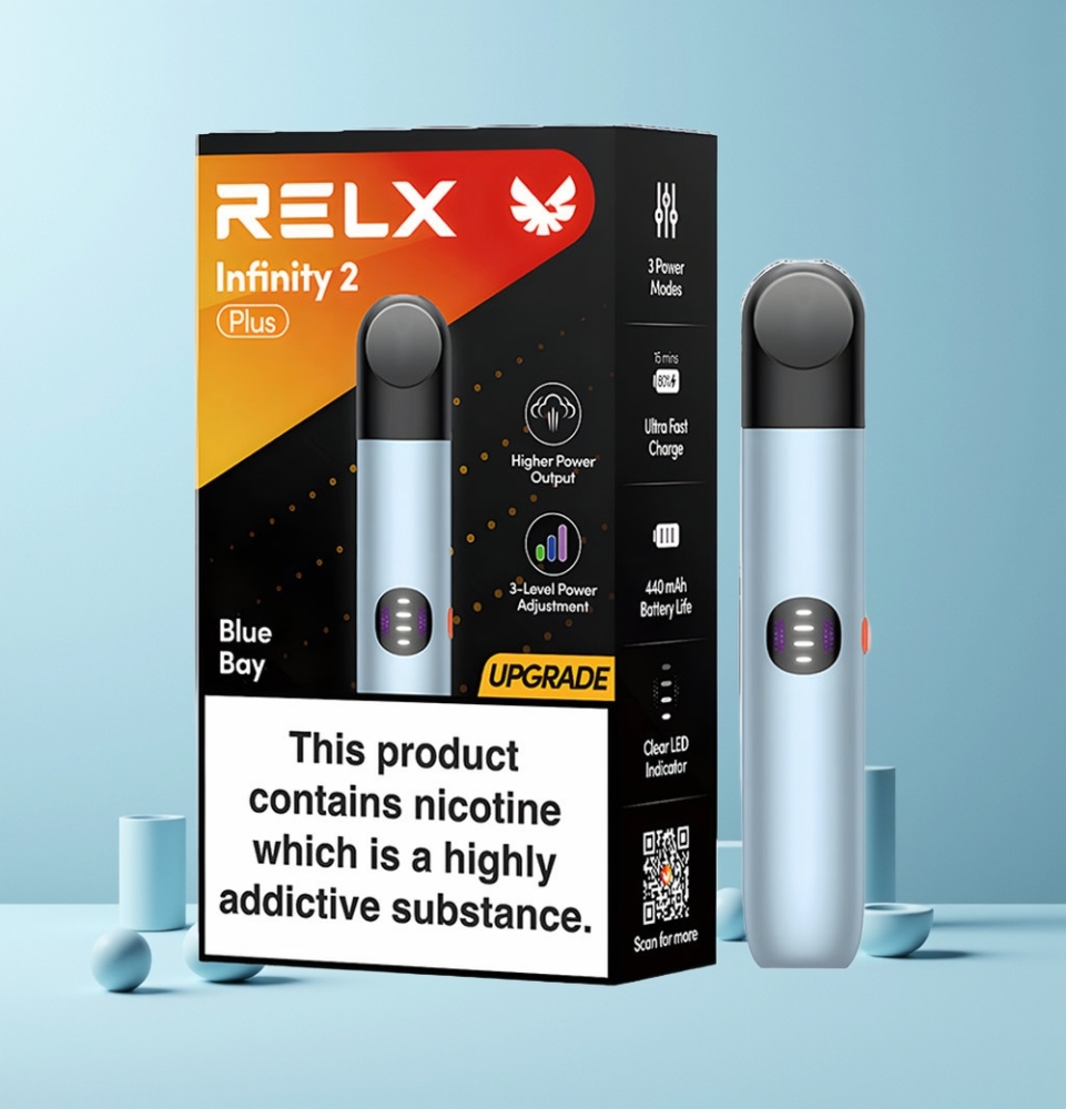 RELX Infinity 2 Plus Norge Engros Blå Bukt Justerbar 3 Moduser 10W