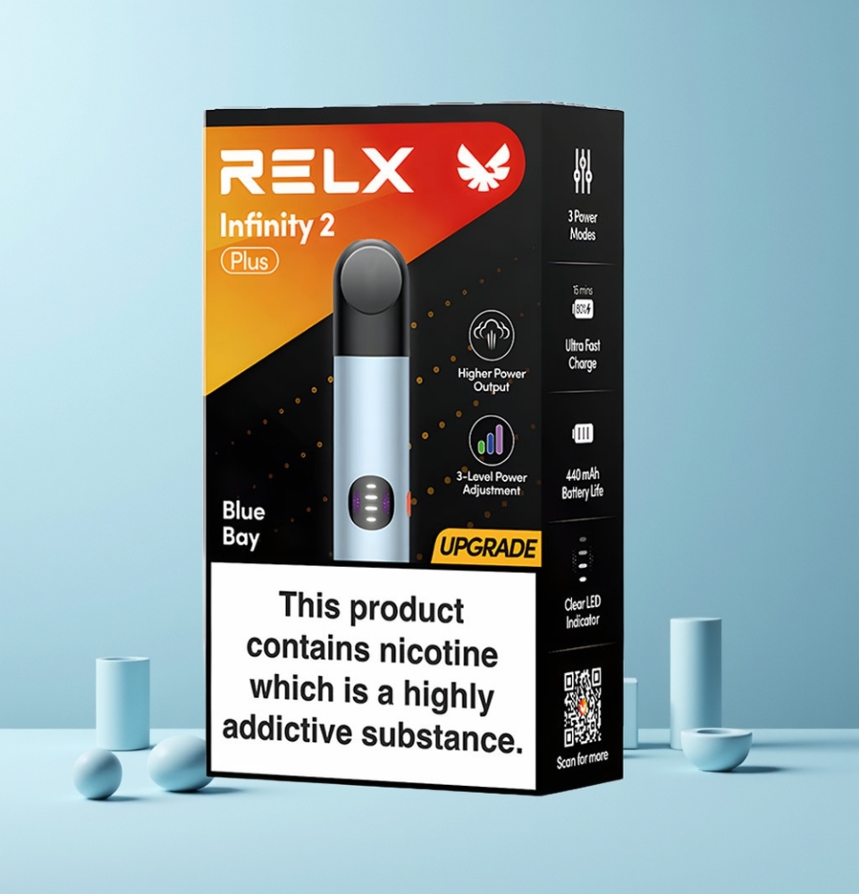 RELX Infinity 2 Plus Norge Engros Blå Bukt Justerbar 3 Moduser 10W