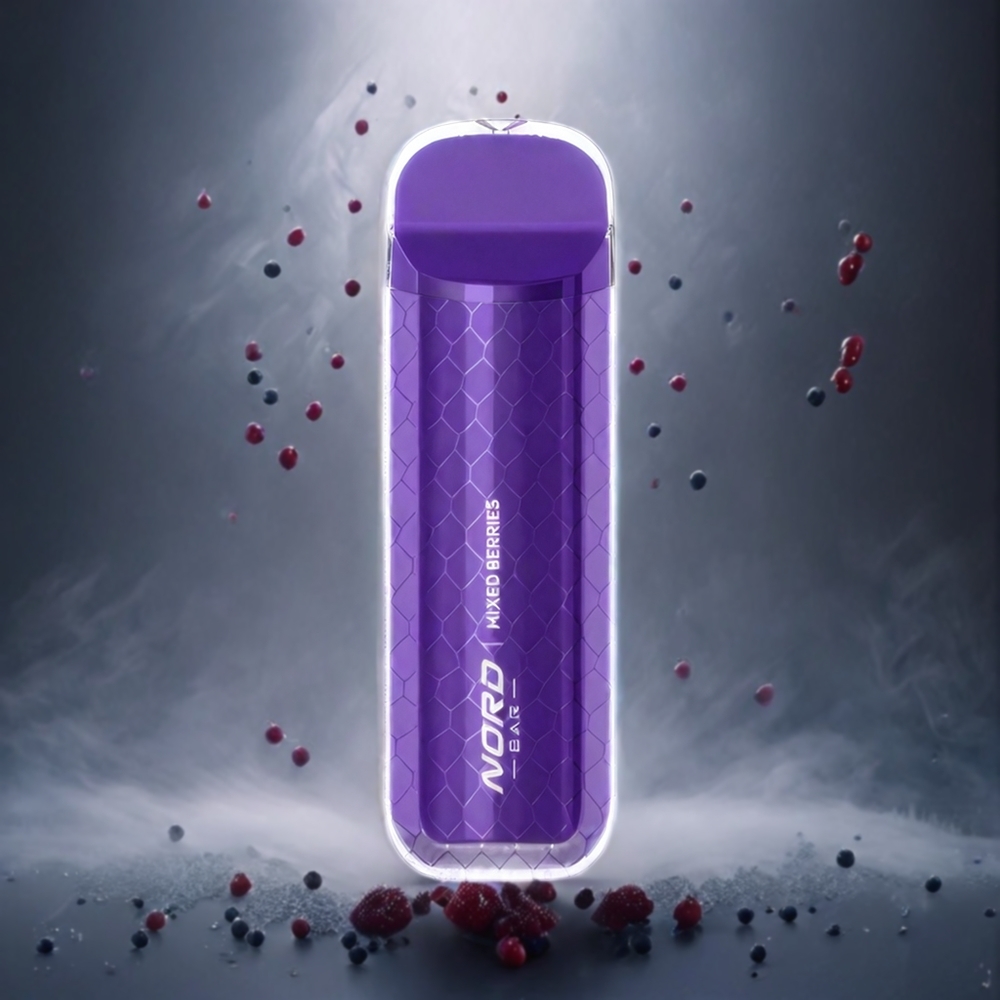 SMOK NORD BAR 4000 Puffs Engangs Vape Blandede Bær Norge Engros 8.5ml 50mg