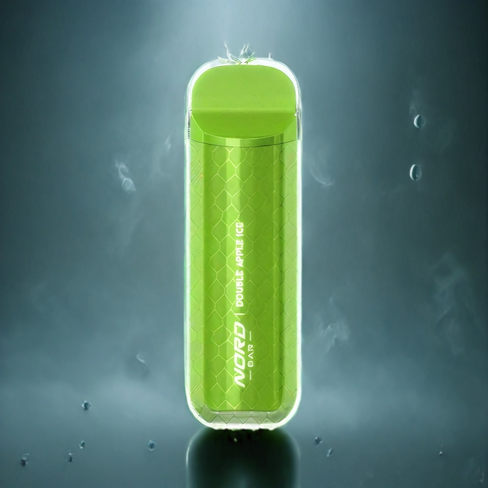 SMOK NORD BAR 4000 Puffs Engangs Vape Dobbel Eple Is Norge Engros 600mAh 8.5ml 50mg