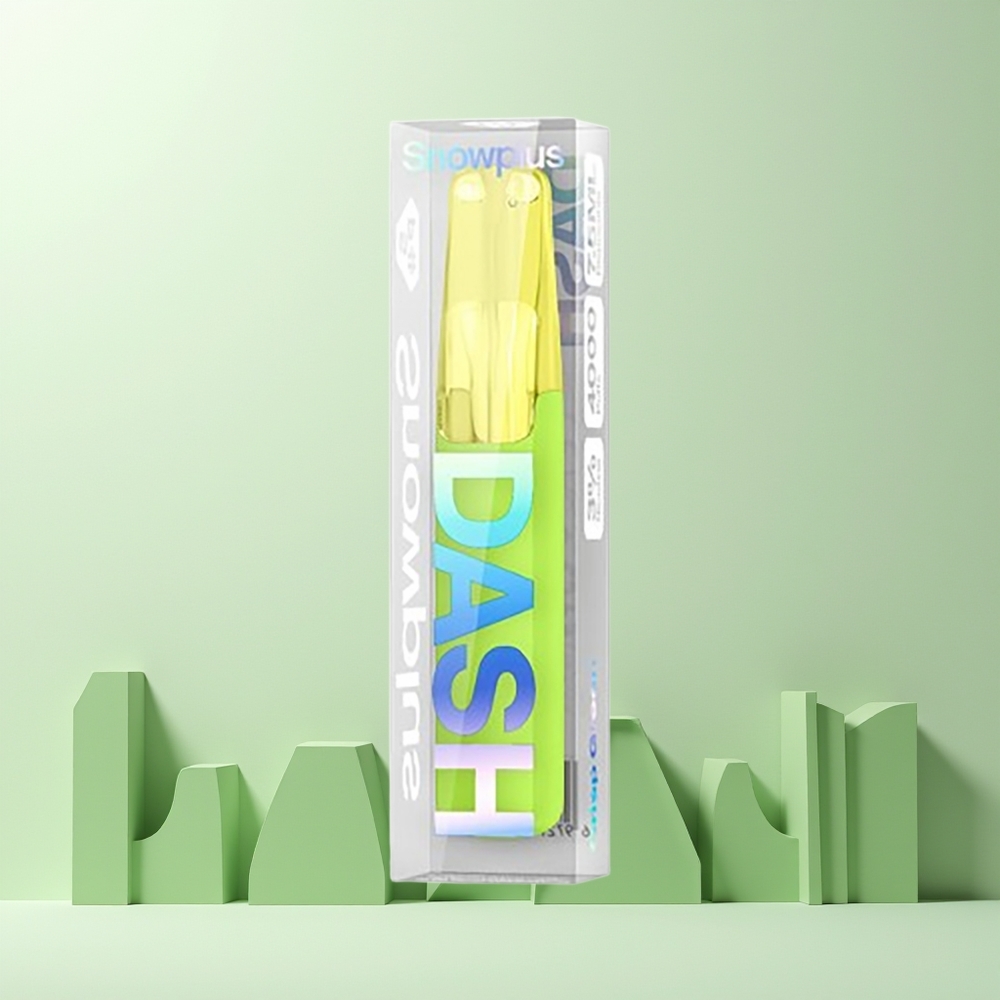 Snowplus Dash 4000 Puffs Norge Engros 7.5 ml Ceramisk Knasende Grønn