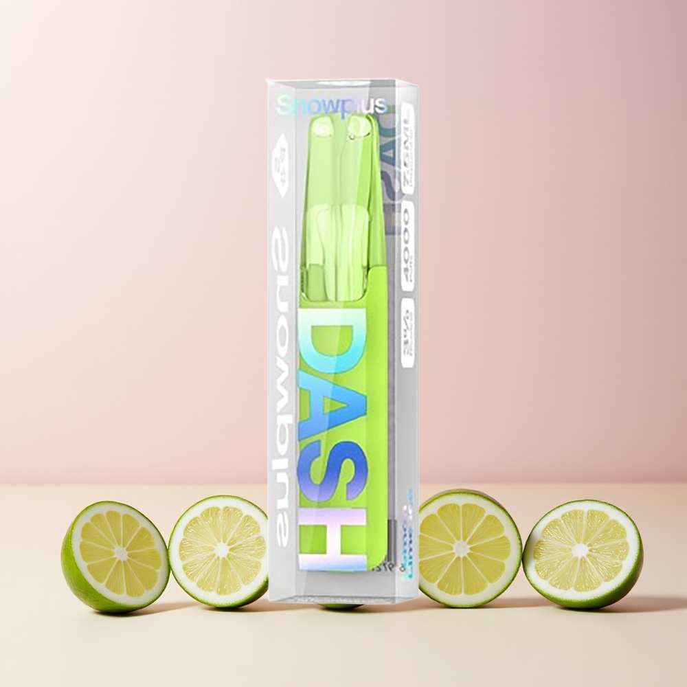 Snowplus Dash 4000 Puffs Norge Engros Sitron Lime Is Ceramic 530mAh 7.5ml