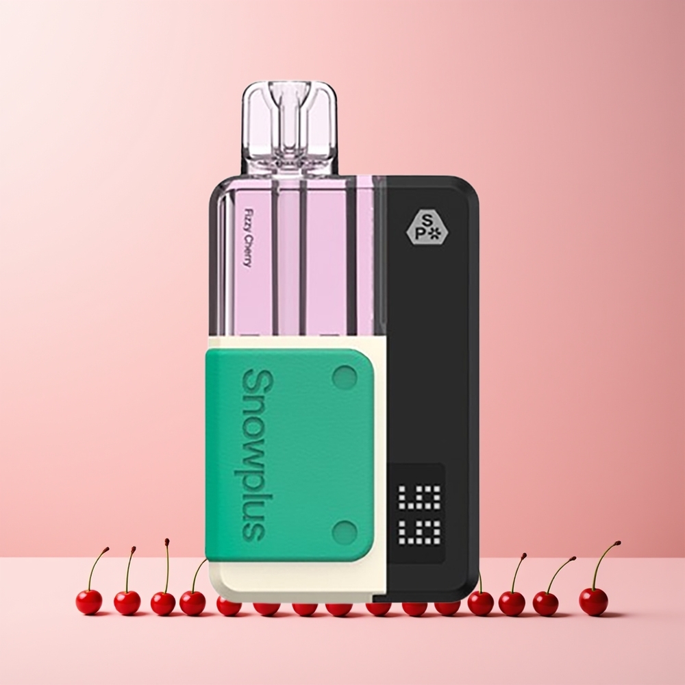 Snowplus Swift 5000 Puffs Dual Mesh 1000mAh 2+10ml Fizzy Kirsebær Norge Engros