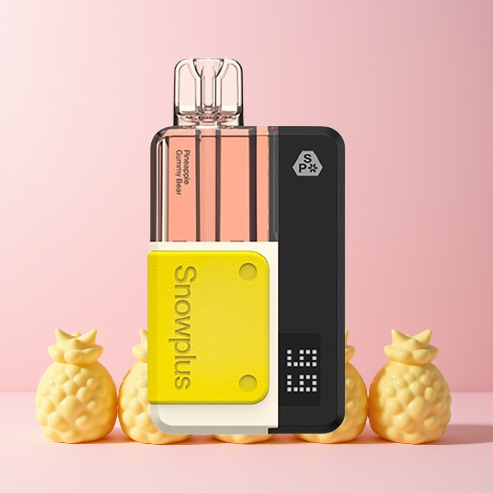 Snowplus Swift 5000 Puffs Dual Mesh 1000mAh Norge Engros Ananas Gummibjørn