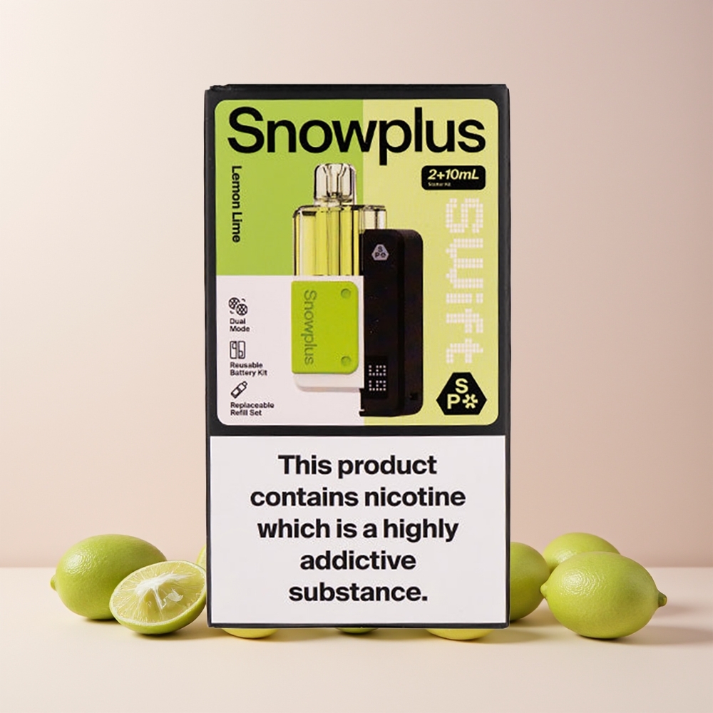 Snowplus Swift 5000 Puffs Dual Mesh 1000mAh Sitron Lime Norge Engros