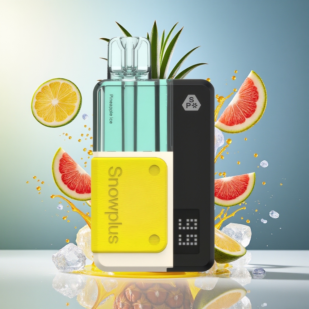 Snowplus Swift 15000 Puffs Pod Kit Ananas Is Norge Engros med 1000 mAh batteri og 2+10 ml påfyllingssett