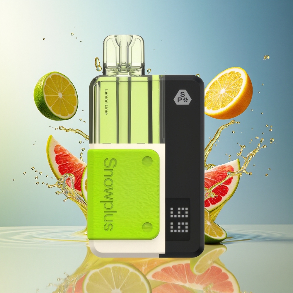 Snowplus Swift 15000 Pust Gjenbrukbar Batteri & 2+10ml Refill-Sett Dual Mesh Norge Engros Sitron Lime