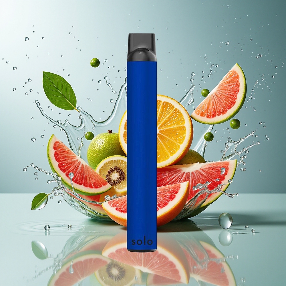 Solo 1000 Puffs Engangs Vape Menthol Mesh 3.5ml 550mAh Norge Engros