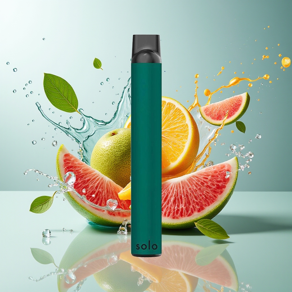 Solo 1000 Puffs Engangs Vape Mynte Norge Engros Mesh 3.5ml 550mAh