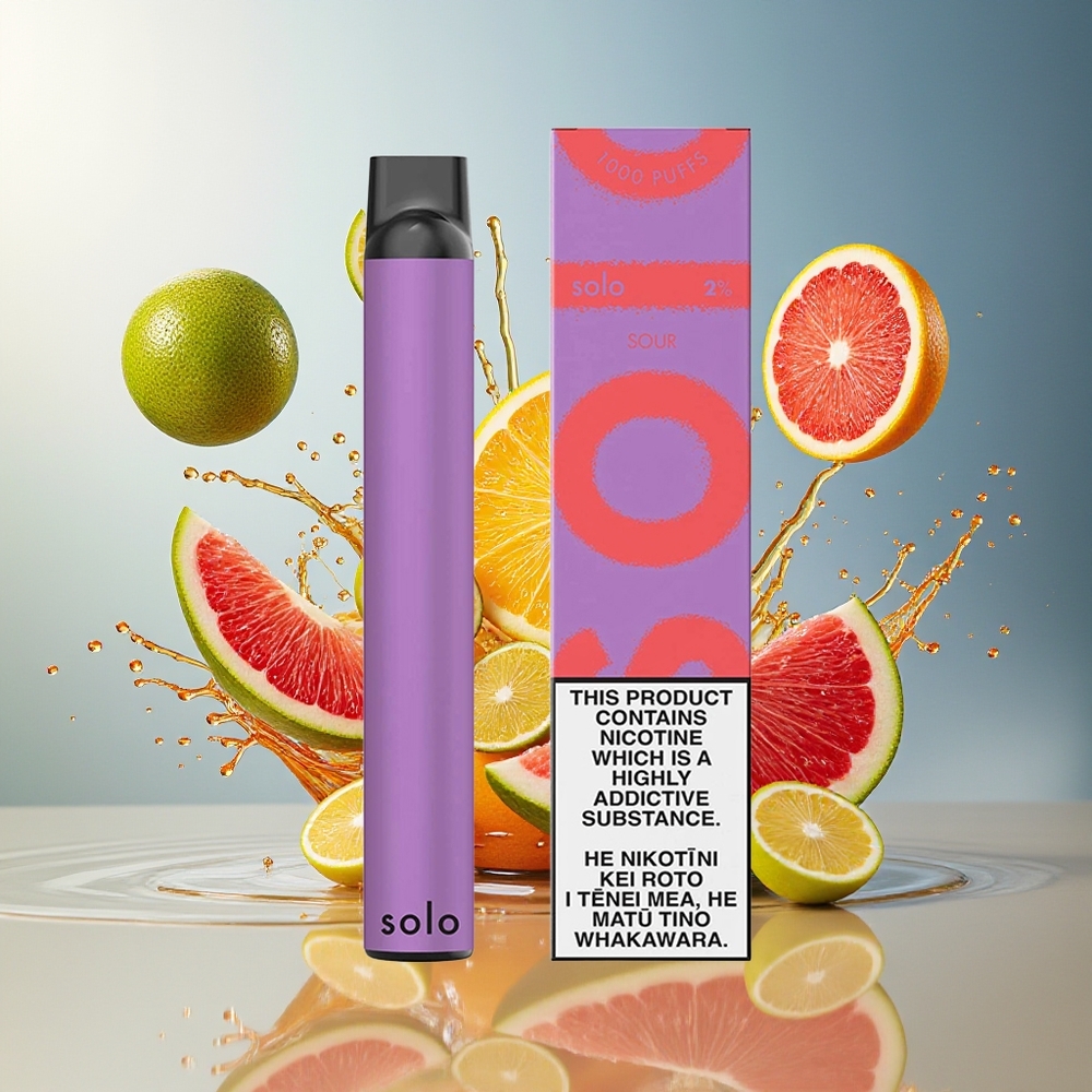 Solo 1000 Puffs Engangs Vape Sur Norge Engros Mesh 3.5ml 550mAh