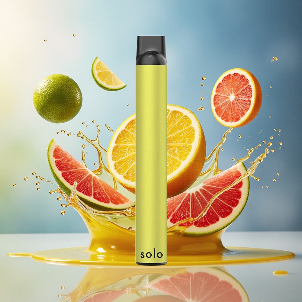 Solo 1000 Puffs Engangs Vape Sur Sitron Norge Engros Mesh 3.5ml 550mAh
