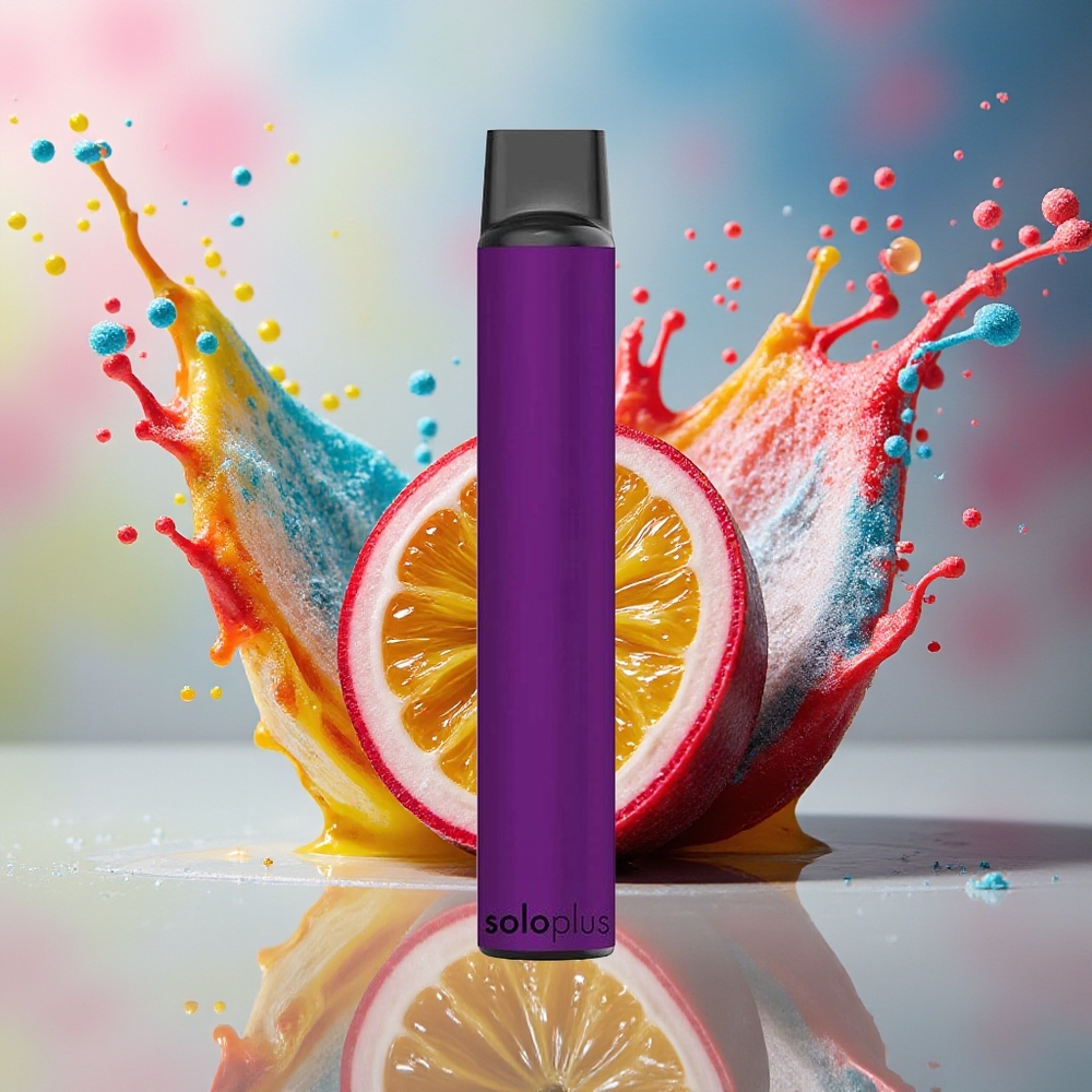 Solo Plus 2800 Puffs Norge Engros 6,5ml 950mAh Mesh Coil Passionsfrukt