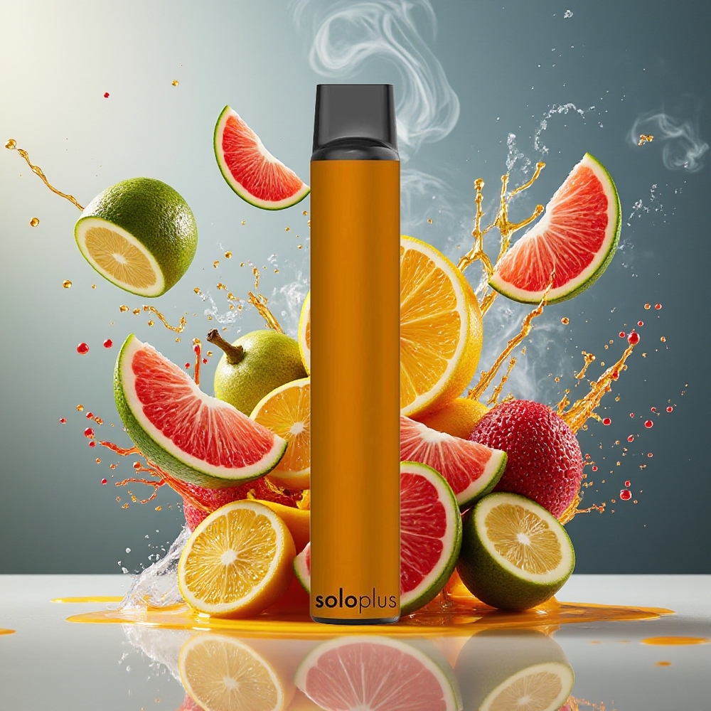 Solo Plus 2800 Puffs Norge Engros 6,5ml 950mAh Tobakk Mesh Coil