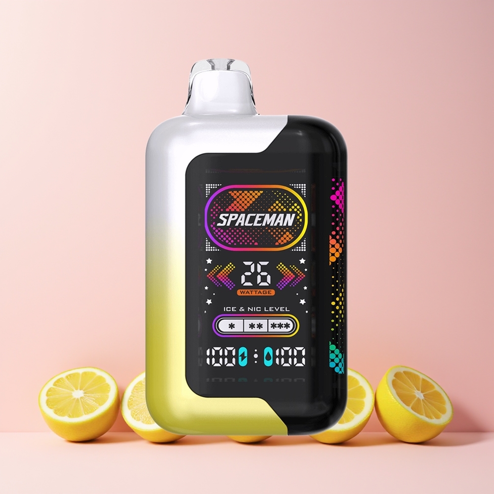 SPACEMAN SP40000 Norge Engros 20ml Sitron Pop 1000mAh 50mg/ml