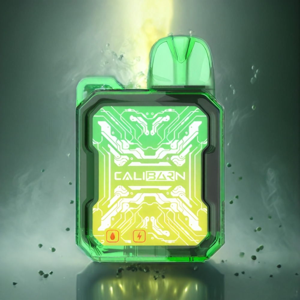 UWELL CALIBURN BAR B6000 1.2 ohm Mesh 600 mAh Sitron Mynte Norge Engros