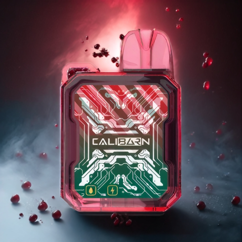 UWELL CALIBURN BAR B6000 1,2 ohm Mesh Coil 600 mAh 6000 puffs Norge Engros Tranebærsyltetøy