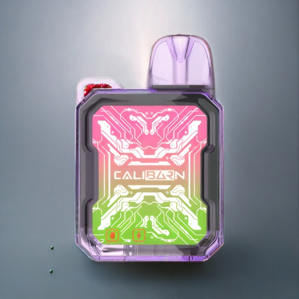 UWELL CALIBURN BAR B6000 6000 puffs 600 mAh Jordbær Kiwi Norge Engros