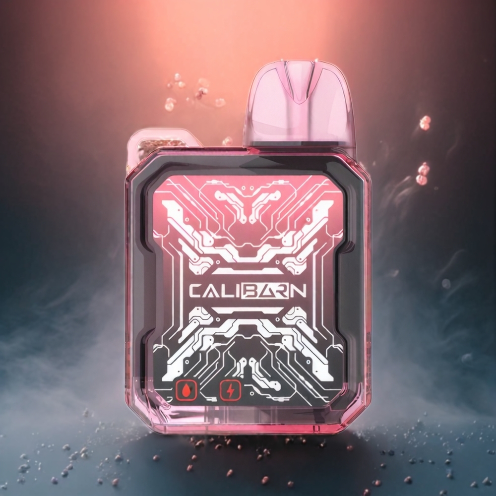 UWELL CALIBURN BAR B6000 Pod System Ferskenbrus 1.2 ohm Mesh Coil 600 mAh Norge Engros
