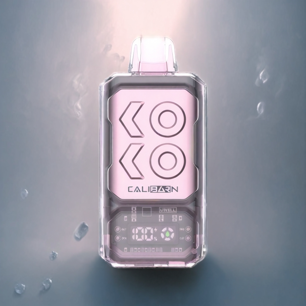 UWELL CALIBURN BAR S18000 22ml 800mAh Type-C Hvit Gelé Norge Engros