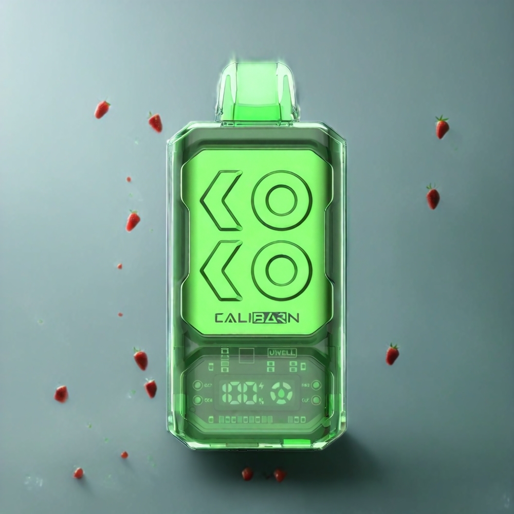 UWELL CALIBURN BAR S18000 Norge Engros 800mAh 50mg 22ml Jordbær Kiwi