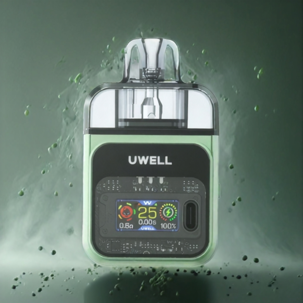 UWELL COZI 20000 20ml 25W Dual Mesh Norge Engros Olivengrønn