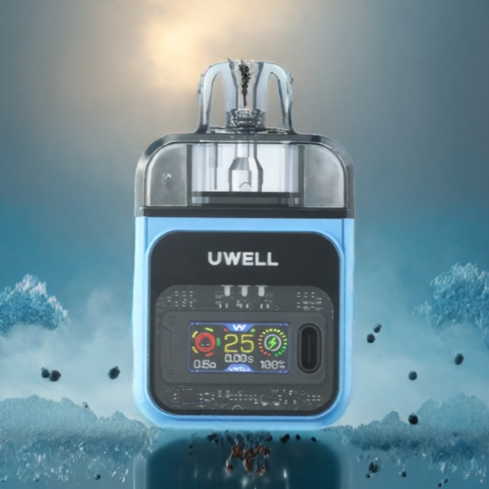 UWELL COZI 20000 Dual Mesh 20ml TYPE-C Norge Engros Himmelblå