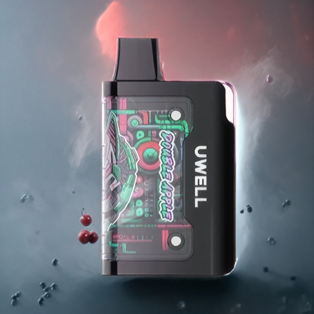 UWELL Cyberbar 8000 16ml 1800mAh 50mg Norge Engros Dobbel Eple