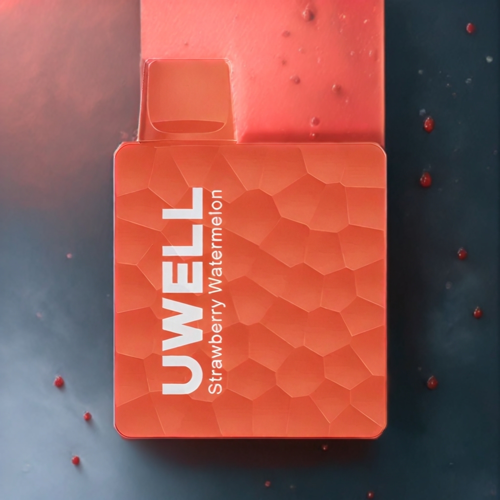 UWELL DK5000 Pod System Jordbær Vannmelon 1.0 ohm Mesh Coil 50 mg Norge Engros