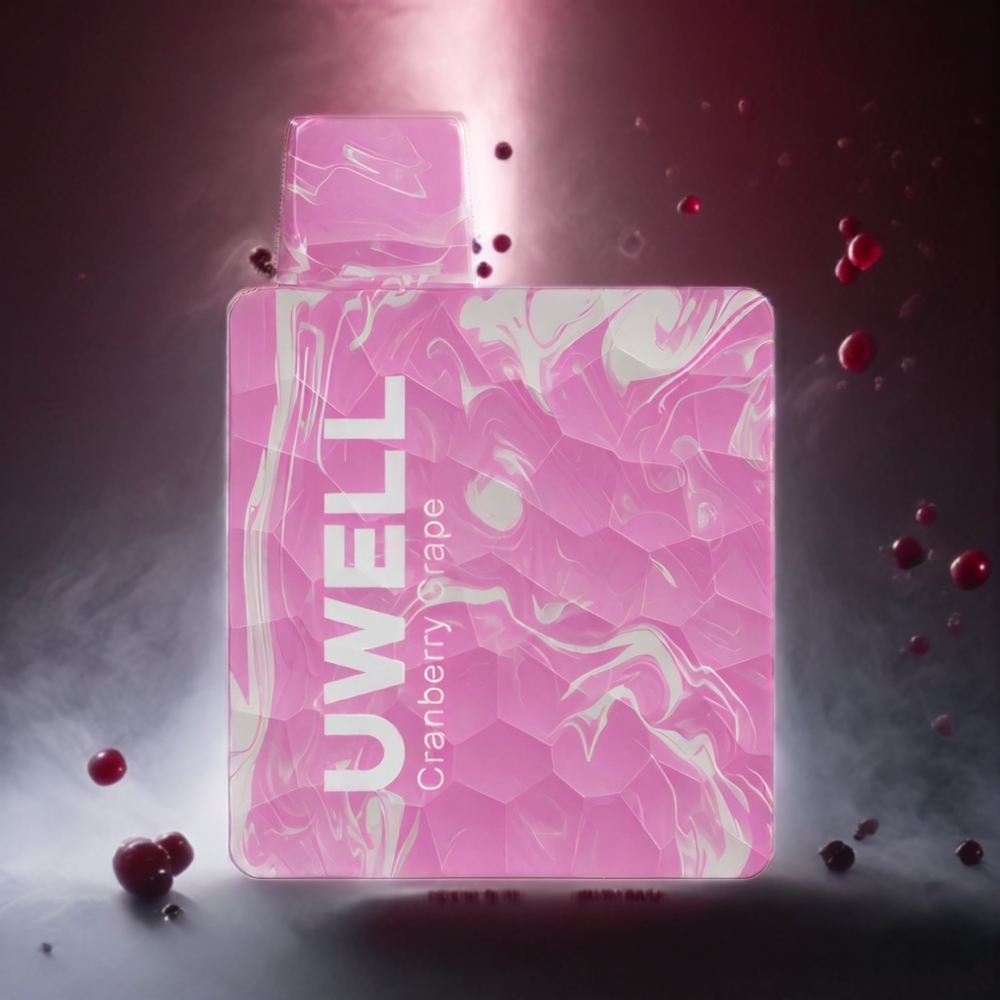 UWELL DK5000 Pod System Tranebær Drue 1.0 ohm Mesh Coil 600 mAh Norge Engros