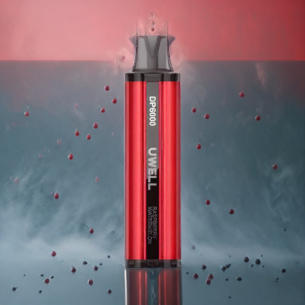 UWELL DP6000 Pod System Bringebær Vannmelon 1.2 ohm Mesh 1600 mAh Norge Engros