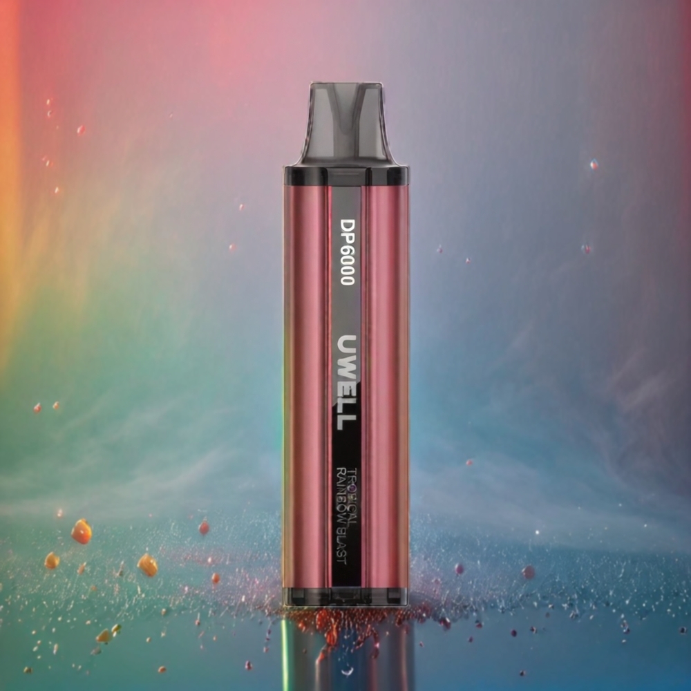 UWELL DP6000 Pod System Tropisk Regnbueblast Norge Engros 1.2 ohm Mesh 1600 mAh