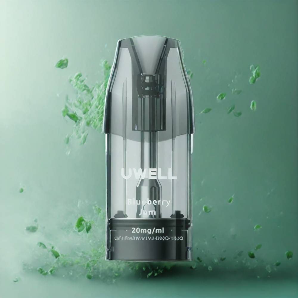 UWELL DQ600 1.2 ohm Mesh Coil 600 mAh Pod System Myntegrønn Norge Engros
