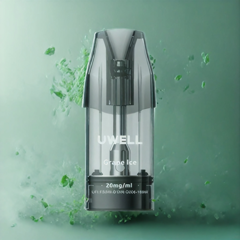 UWELL DQ600 1.2 ohm Mesh Coil 600 mAh Pod System Myntegrønn Norge Engros