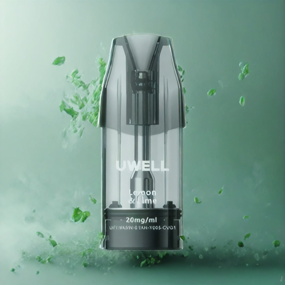 UWELL DQ600 1.2 ohm Mesh Coil 600 mAh Pod System Myntegrønn Norge Engros