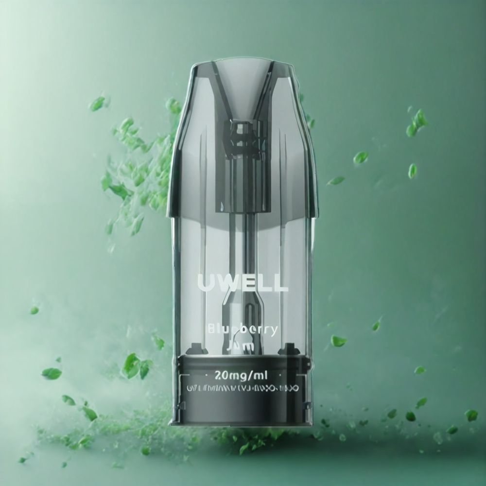UWELL DQ600 1.2 ohm Mesh Coil 600 mAh Pod System Myntegrønn Norge Engros