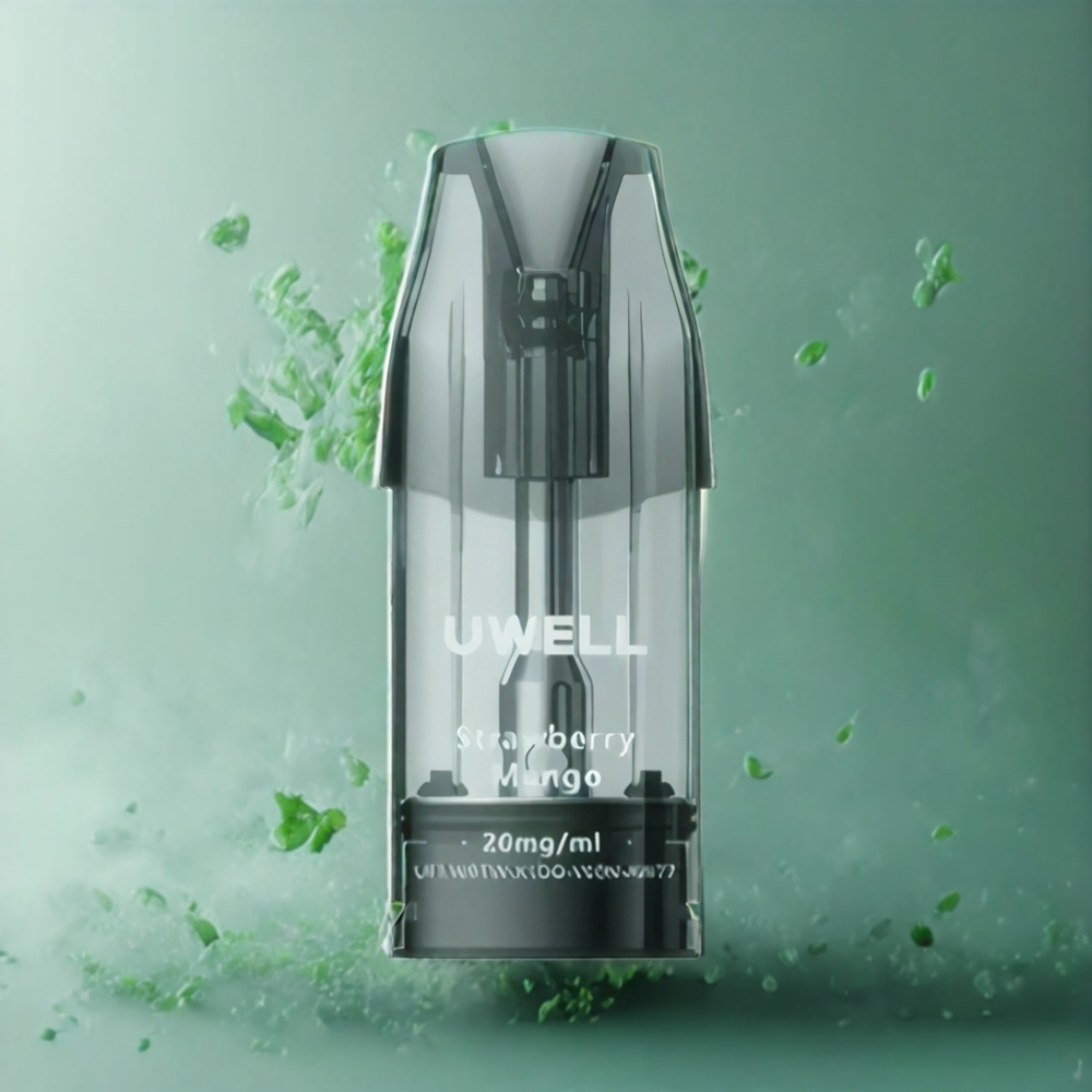 UWELL DQ600 1.2 ohm Mesh Coil 600 mAh Pod System Myntegrønn Norge Engros