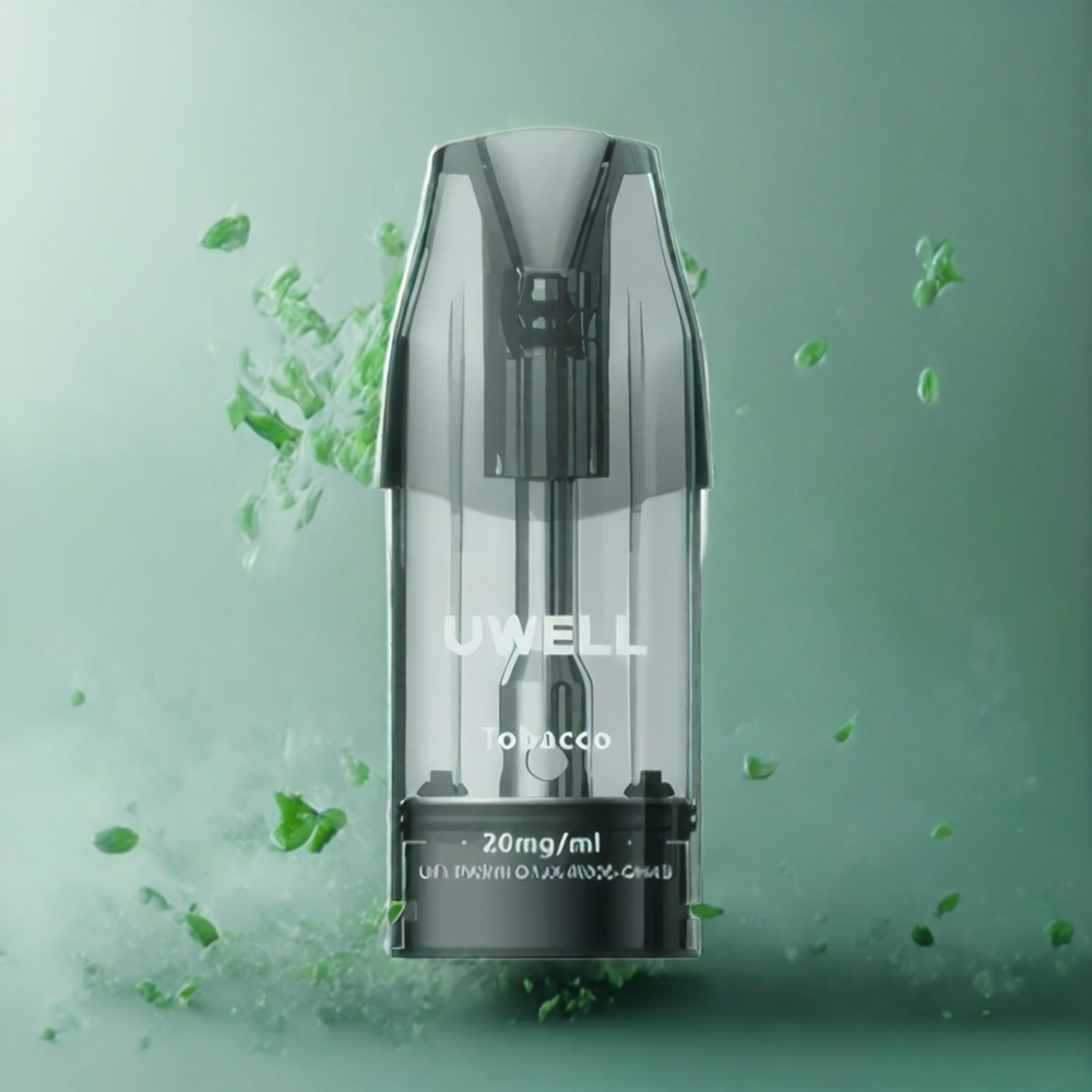 UWELL DQ600 1.2 ohm Mesh Coil 600 mAh Pod System Myntegrønn Norge Engros