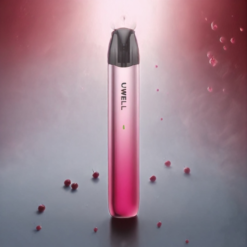 UWELL DQ600 Pod System Kirsebær Rosa Norge Engros 600 mAh Type-C 2 ml